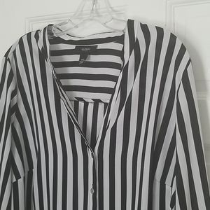 Alfani striped blouse, long sleeves